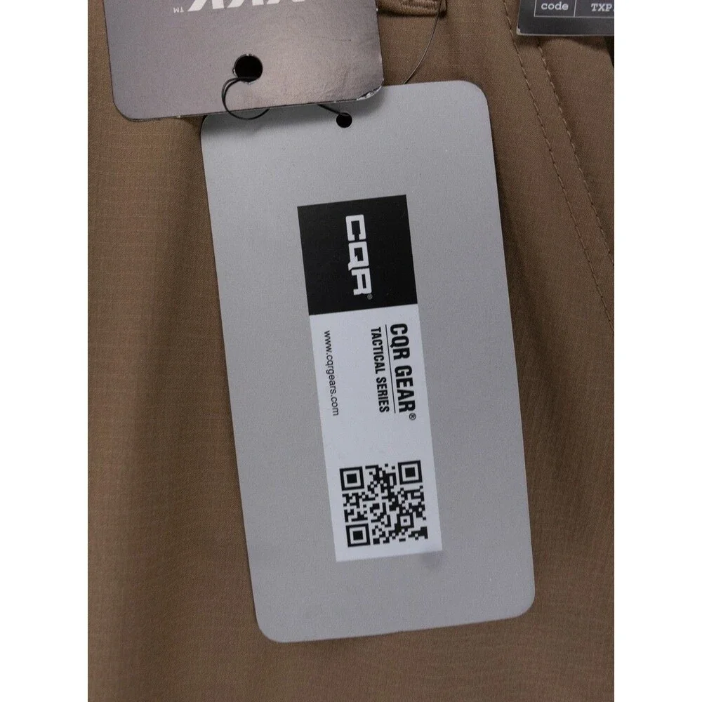 CQR Pants Mens 32x34 Brown Shenandoah Series Tactical Cargo Tech Workwear NWT